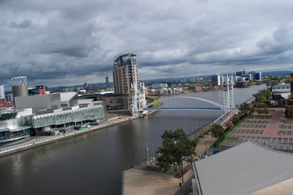 Our view of Manchester from the top of the Air Shard