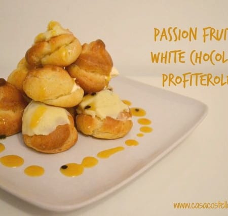 passion fruit choux pastry