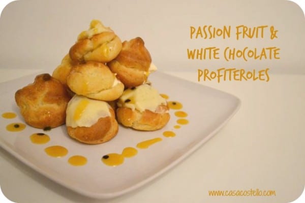 passion fruit choux pastry