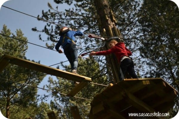 Sisters even help each other when you're that high up!