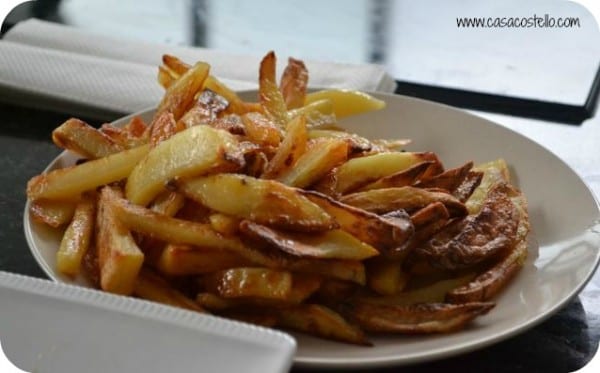 Oven Baked Chips with Sarsons