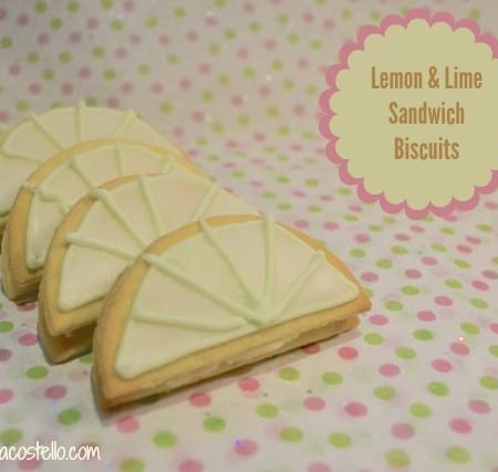 lemon lime sandwich cream biscuits