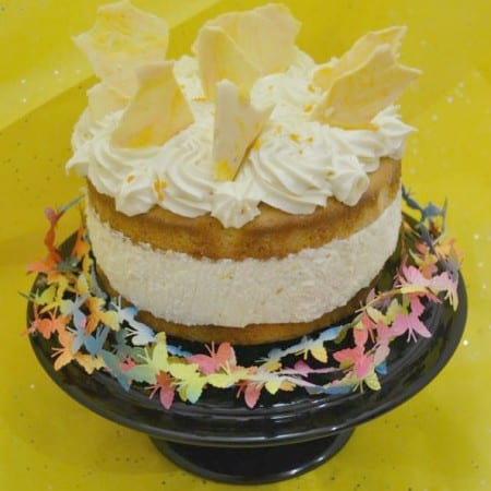 white chocolate lemon cheesecake cake #evenbetterbaking