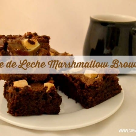 Dulce de Leche Marshmallow Brownies #Bakeoftheweek