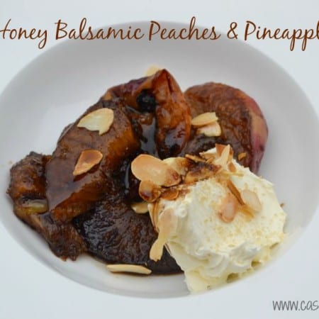 Honey Balsamic Peach & Pineapple