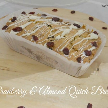 Cranberry ALmond Speedy Bread Recipe