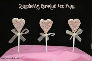 Valentine’s Raspberry Coconut Ice Pops
