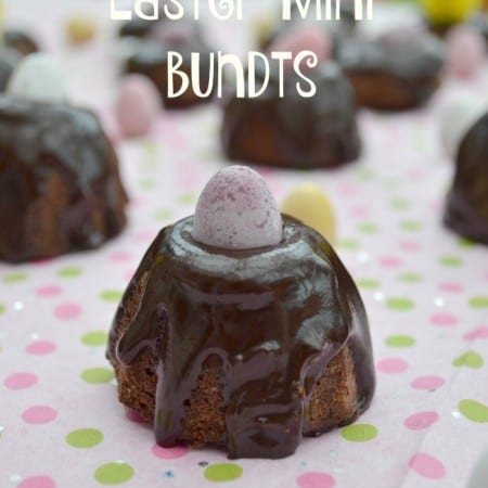 Chocolate Fudge Easter Mini Egg Bundts