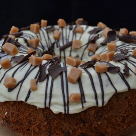 Coffee White Chocolate Bundt Cake