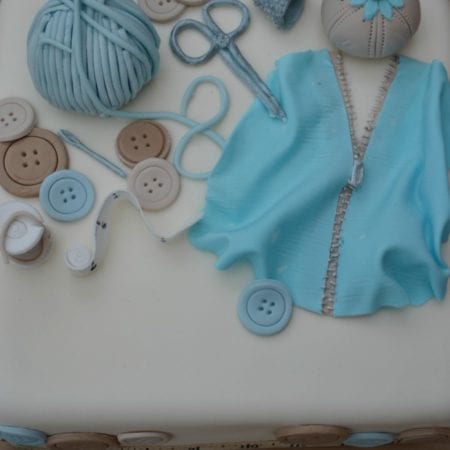 Sewing craft lovers cake