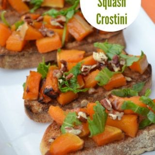 Butternut Squash Crostini