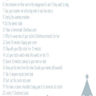 Child Friendly Kindness Advent Calendar