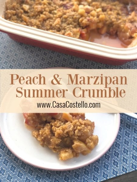 Peach Almond Crumble