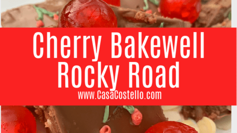 Title picture for Cherry Bakewell RockyRoad with Flaked Almonds and Glace Cherries